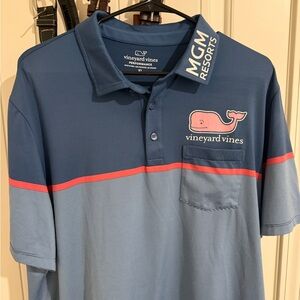 Vineyard Vines MGM Blue Polo Shirt